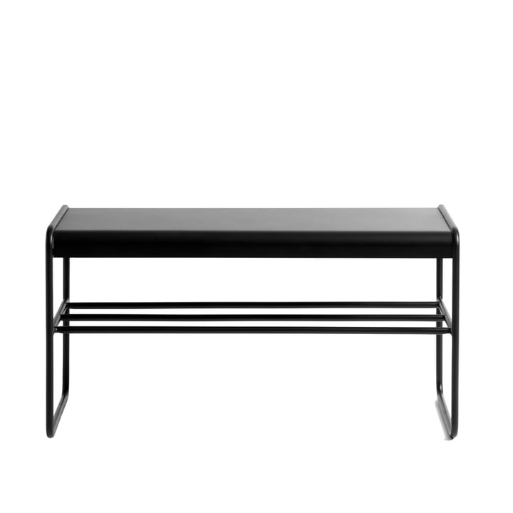 Bench, 90 x 47 cm, iron, black